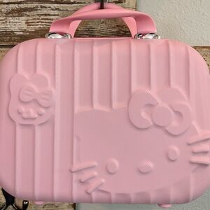 Pink Hard Shell Carry-on Suitcase, Hello Kitty Inspired